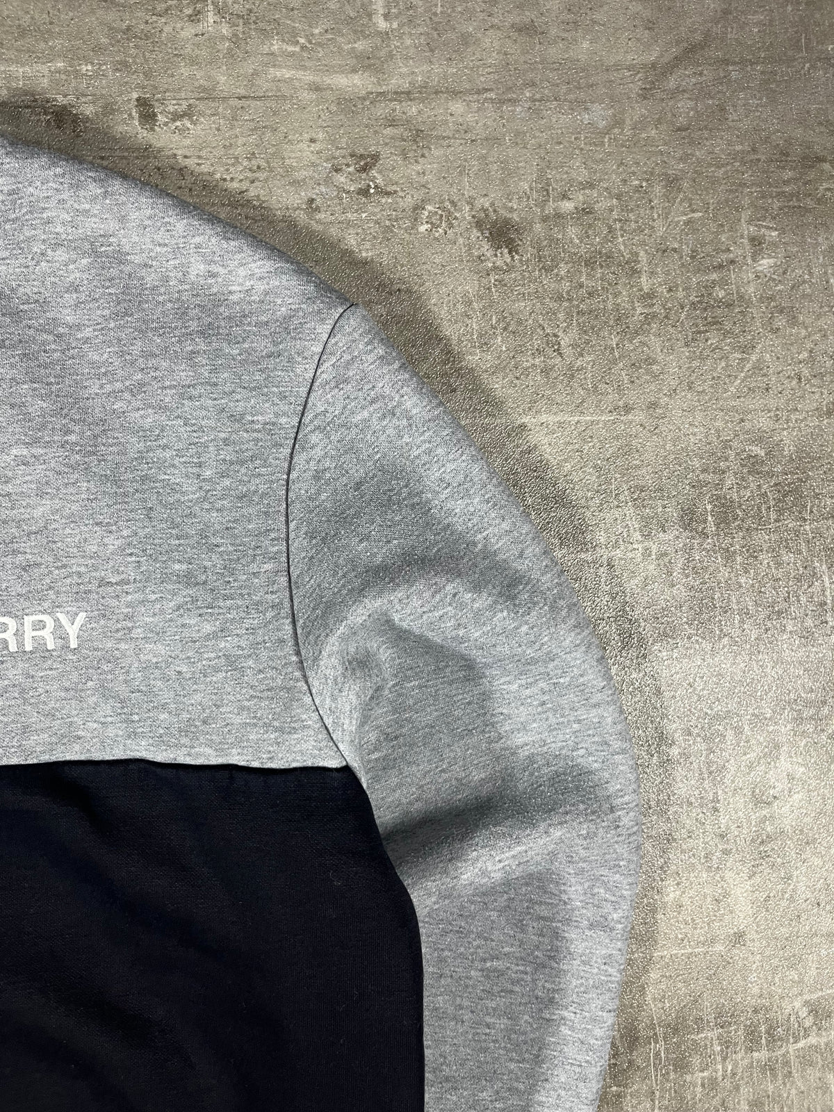 Fred Perry Sweater Schwarz/ Grau S