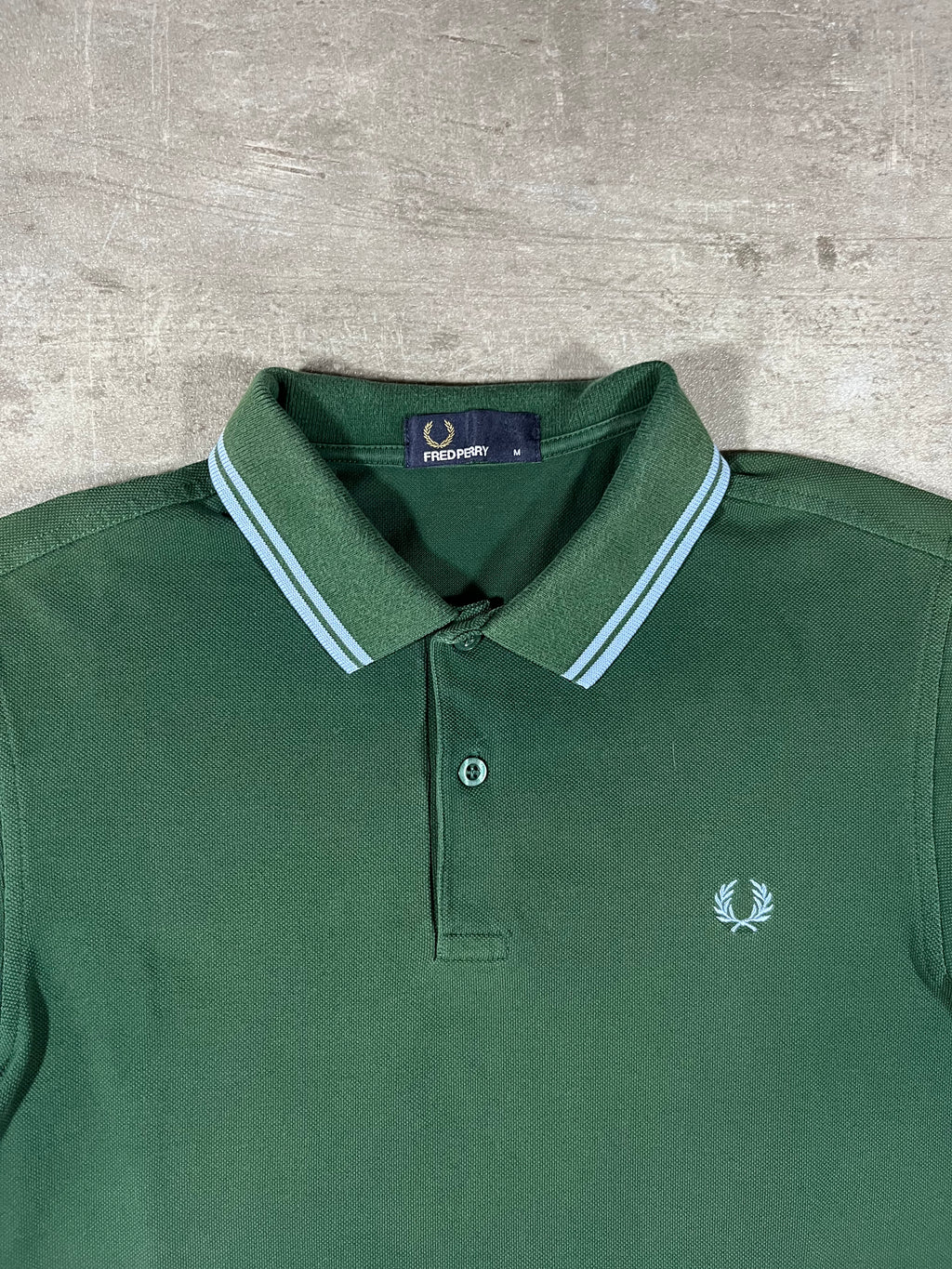 Fred Perry Poloshirt Grün/ Blau M