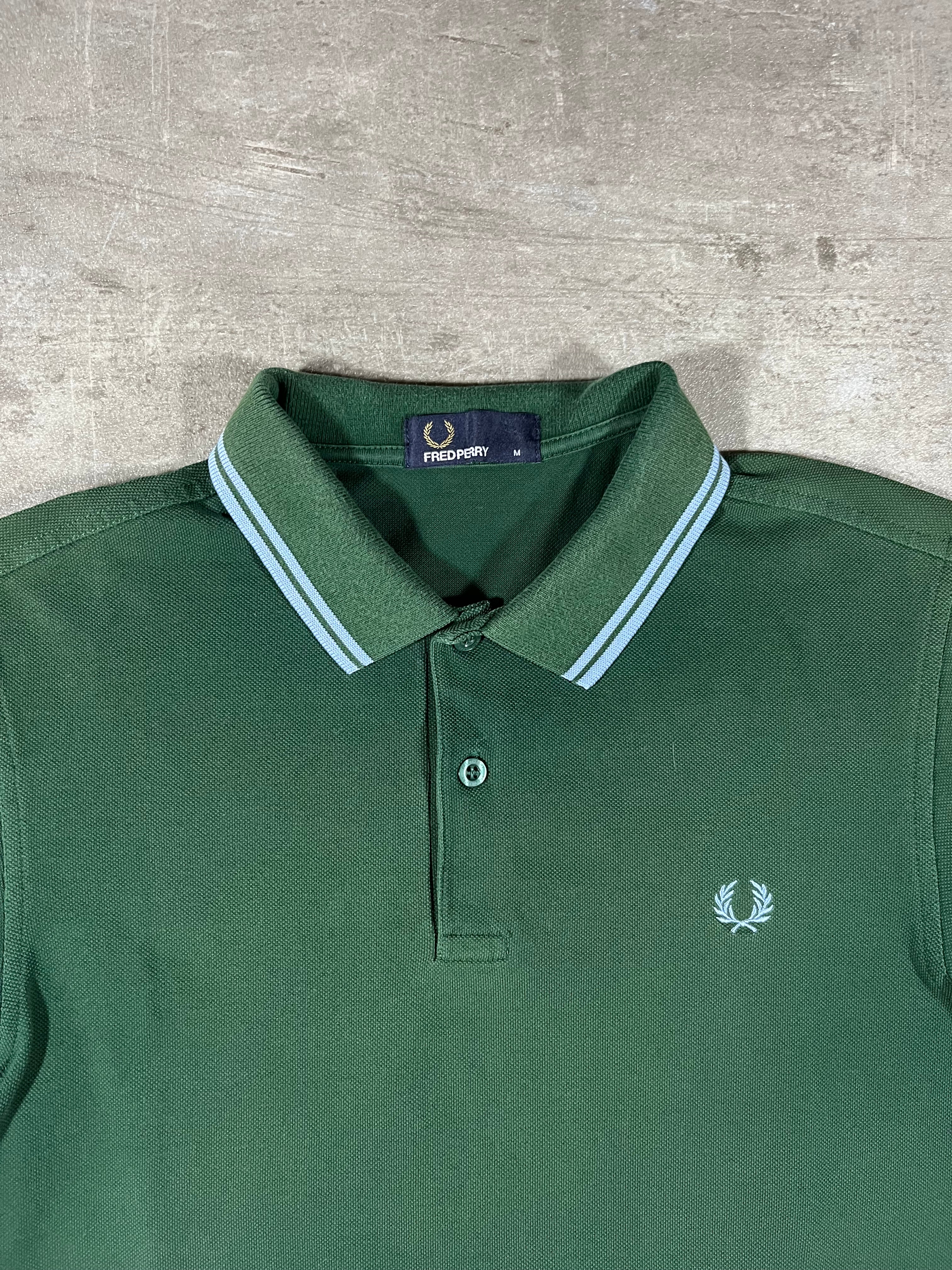 Fred Perry Poloshirt Grün/ Blau M