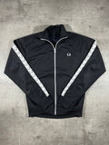Fred Perry Trainingsjacke Taped Schwarz M