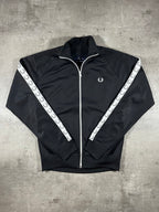 Fred Perry Trainingsjacke Taped Schwarz M