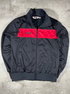Lonsdale Trainingsjacke Schwarz/ Rot L