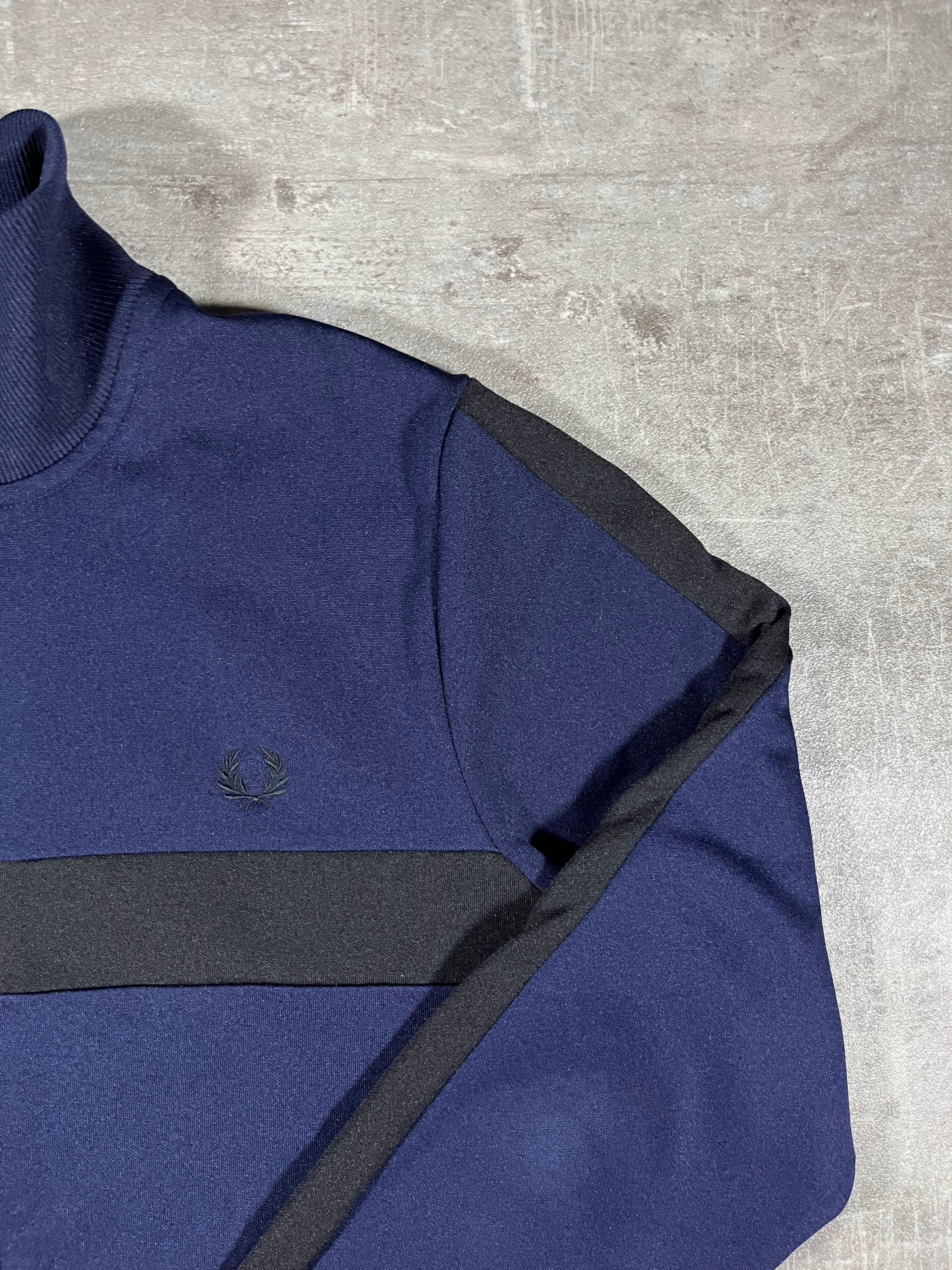 Fred Perry Trainingsjacke Dunkelblau/ Schwarz M