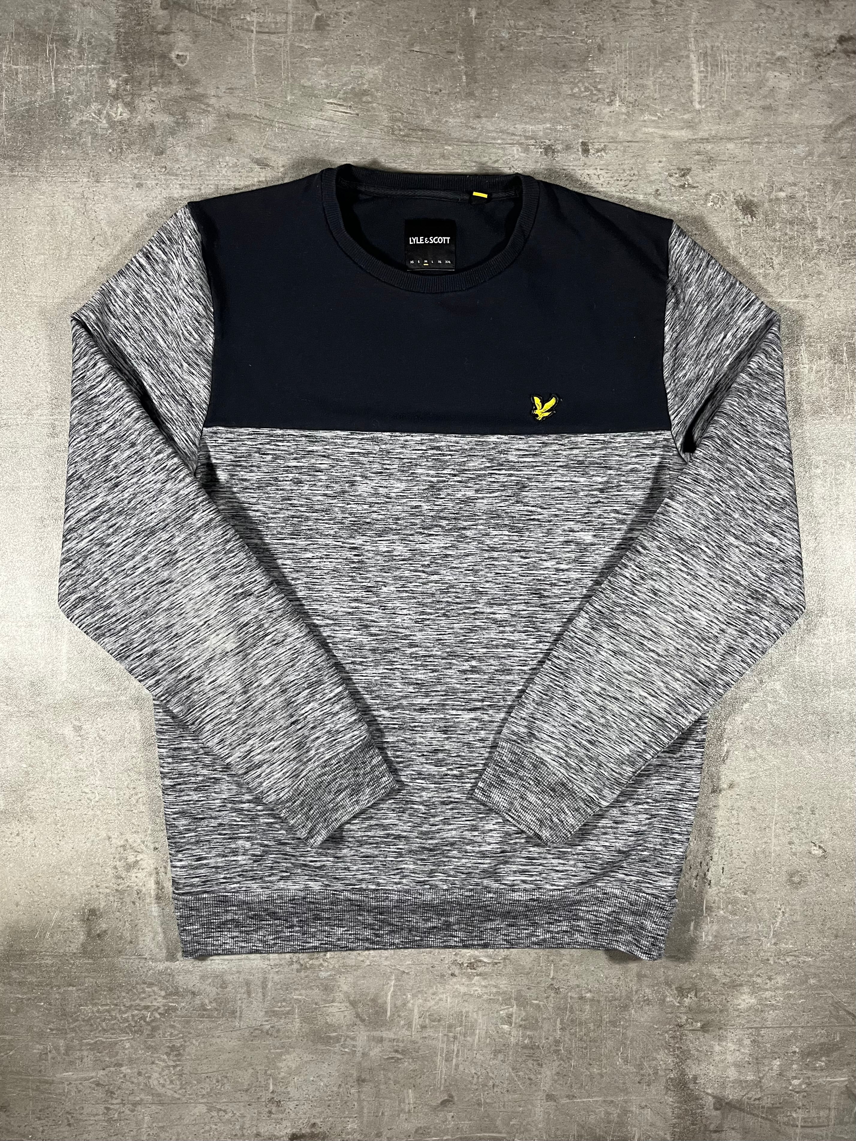Lyle & Scott Sweater Grau/ Schwarz M