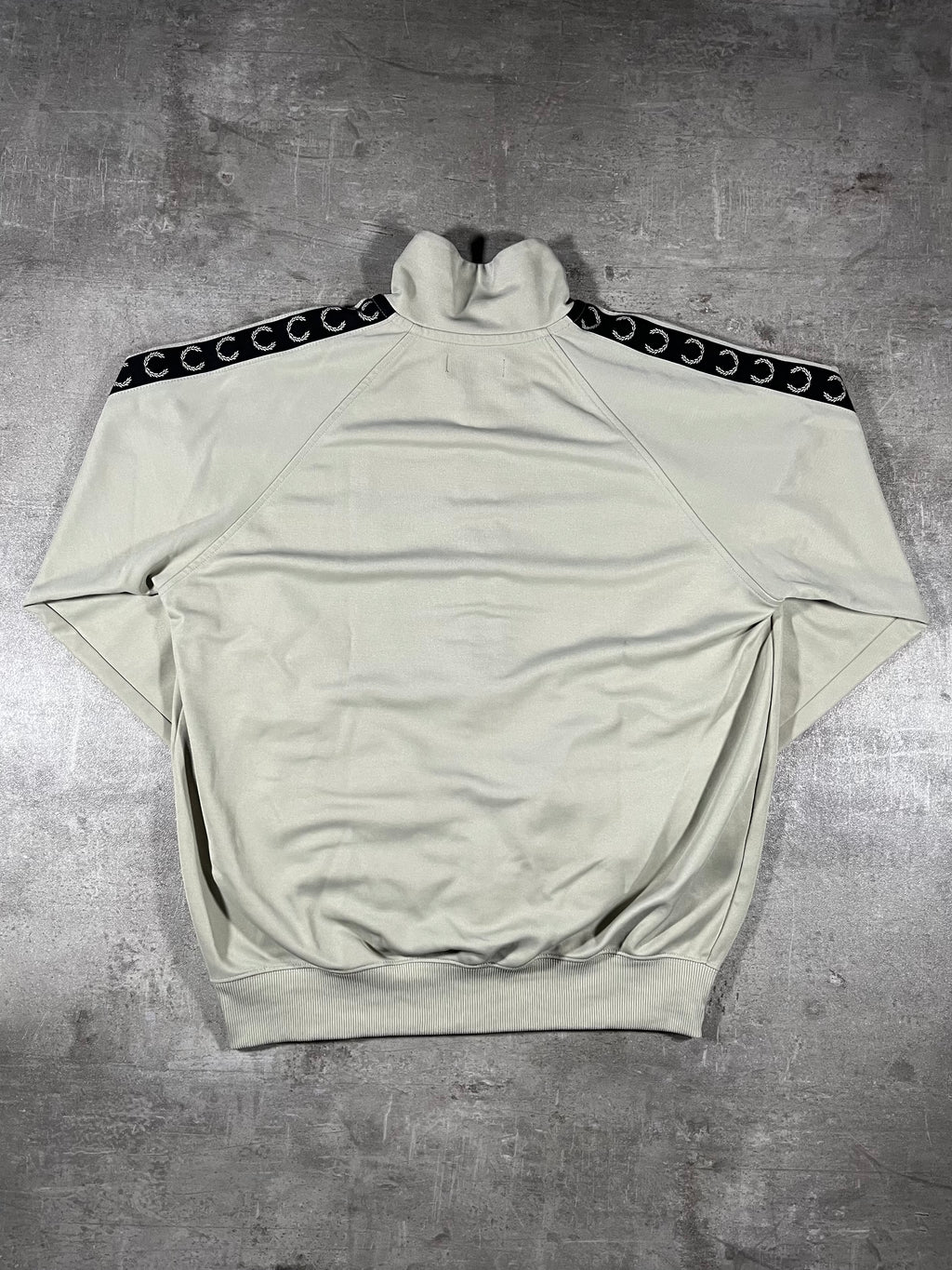 Fred Perry Trainingsjacke Taped Beige L