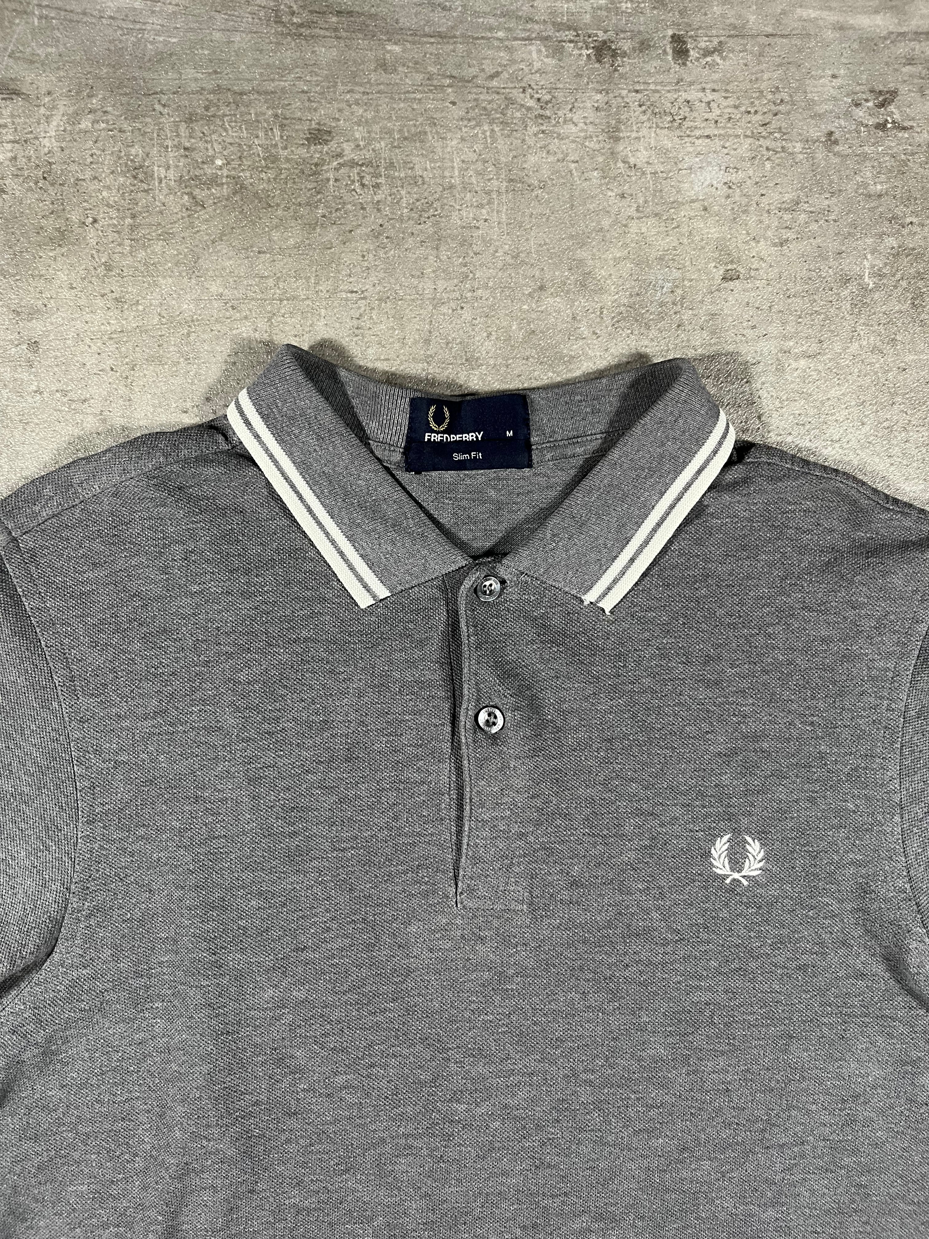 Fred Perry Poloshirt Grau M