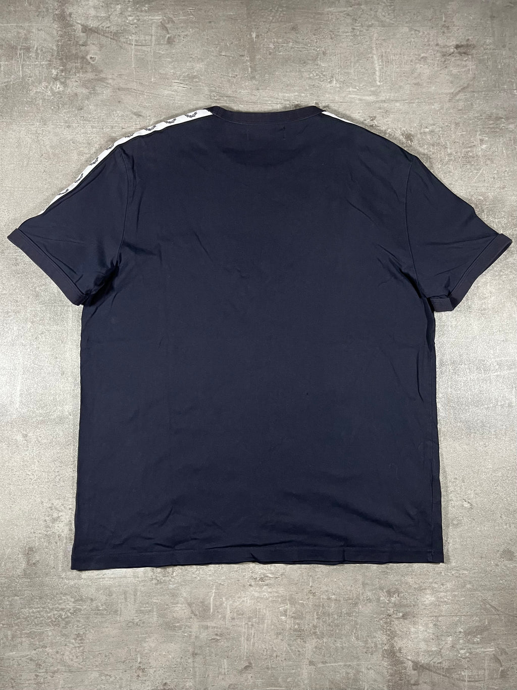 Fred Perry T-shirt Schwarz Taped XL