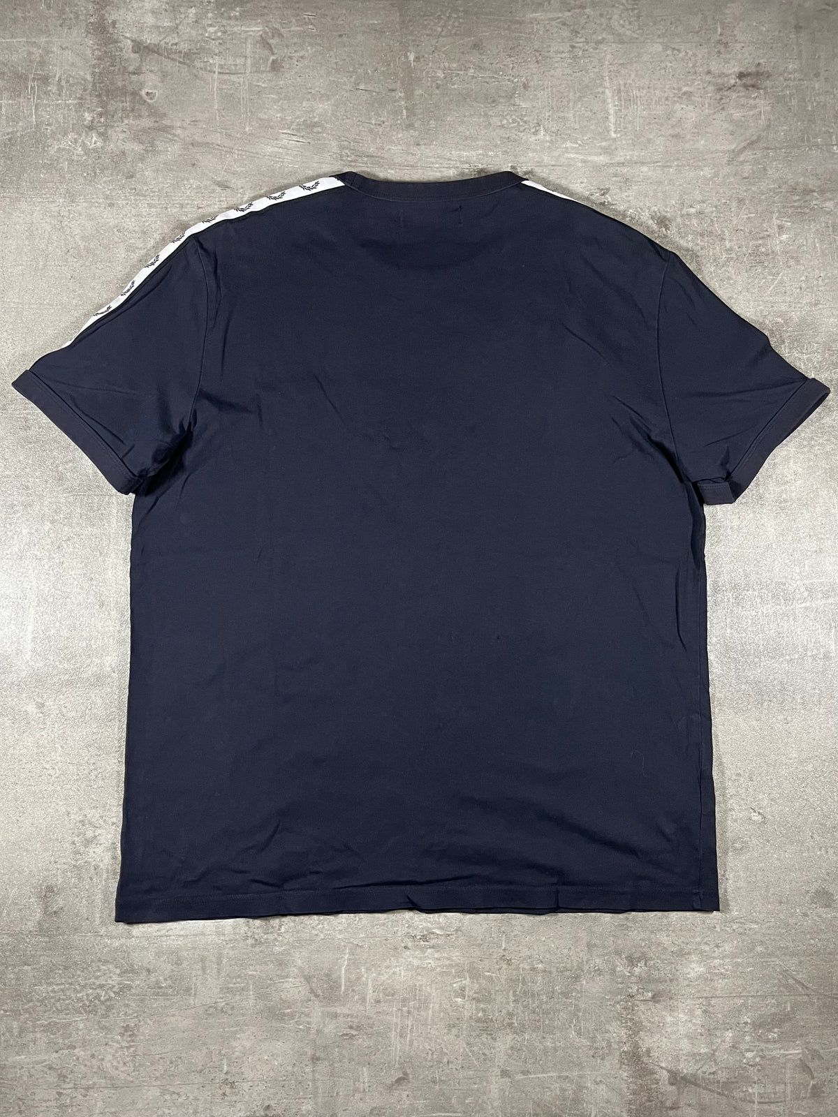 Fred Perry T-shirt Schwarz Taped XL