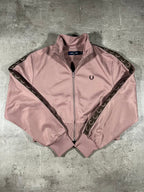 Fred Perry Trainingsjacke Cropped Braun S