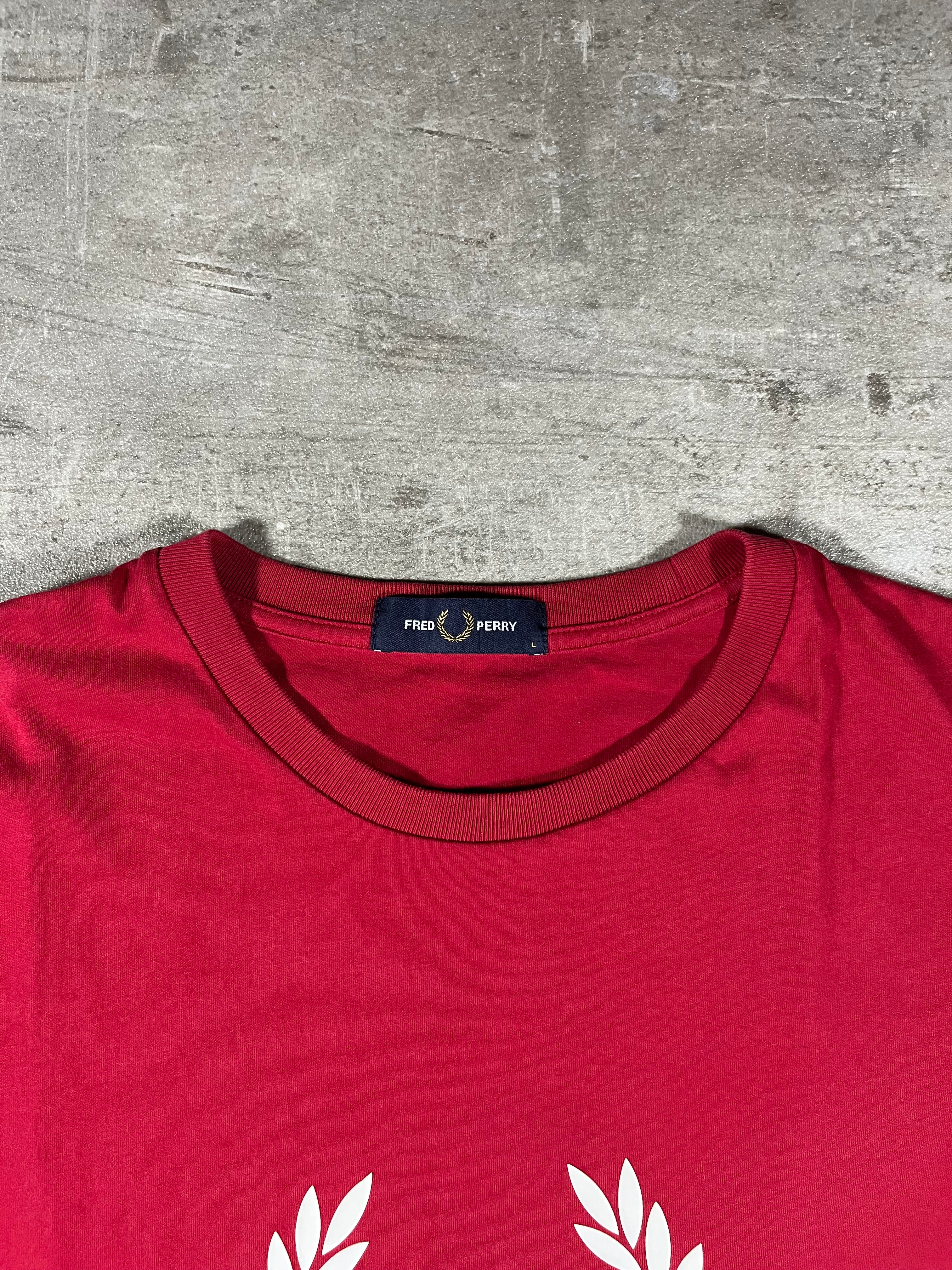 Fred Perry T-shirt Rot L
