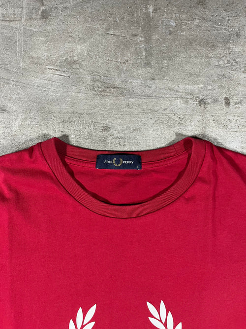 Fred Perry T-shirt Rot L