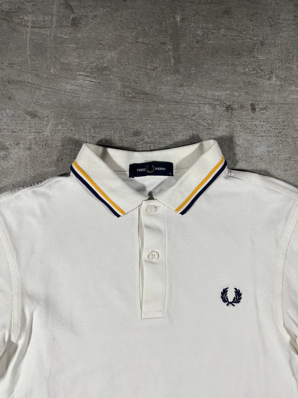 Fred Perry Poloshirt Weiß S