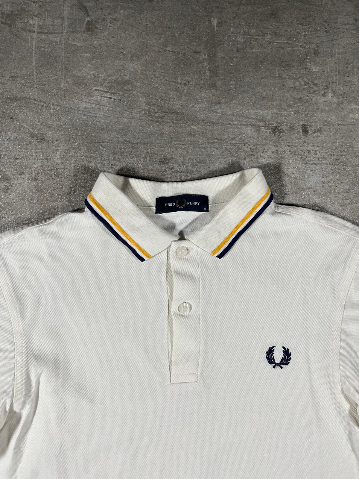 Fred Perry Poloshirt Weiß S