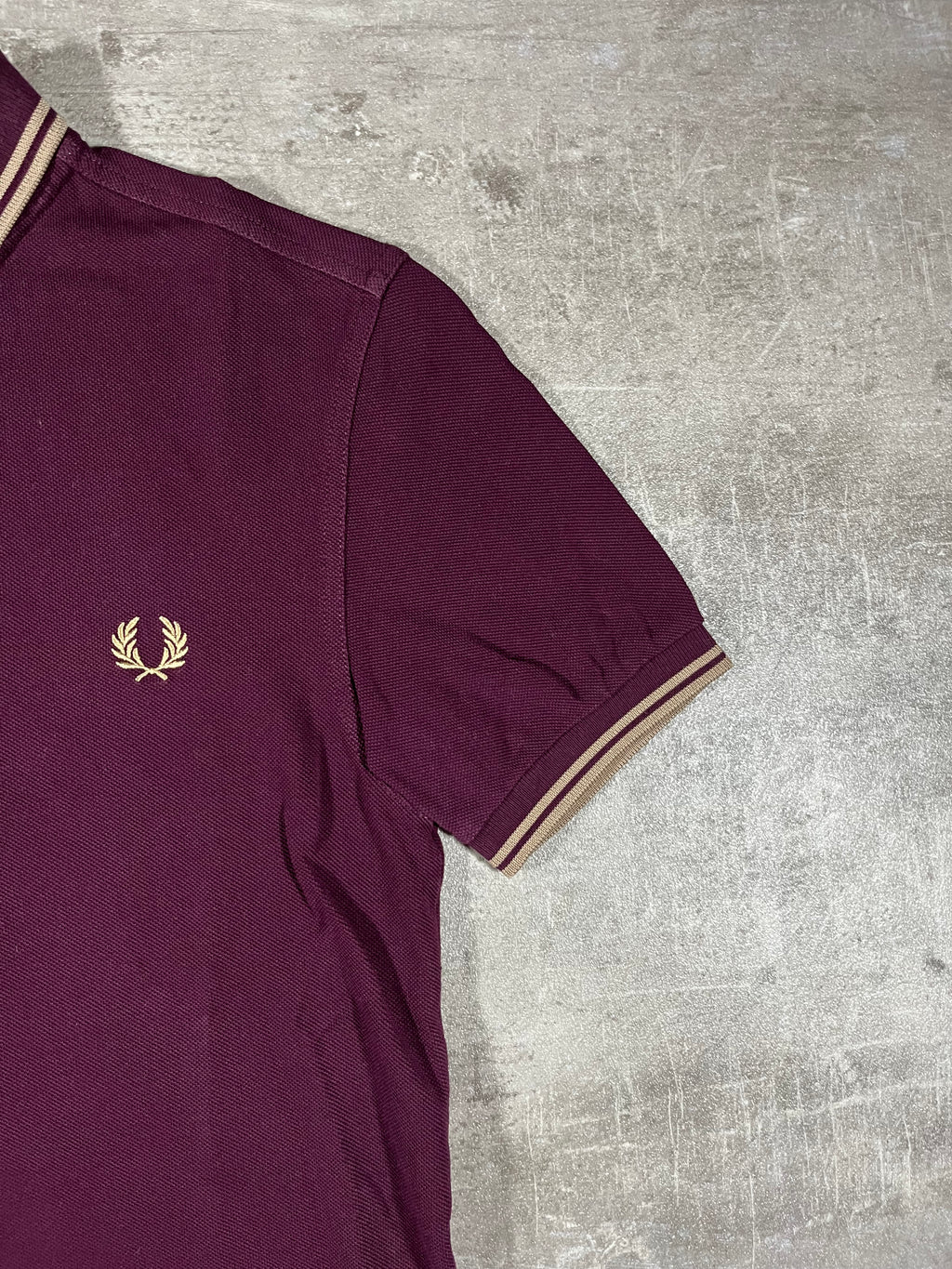 Fred Perry Poloshirt Bordeaux XS