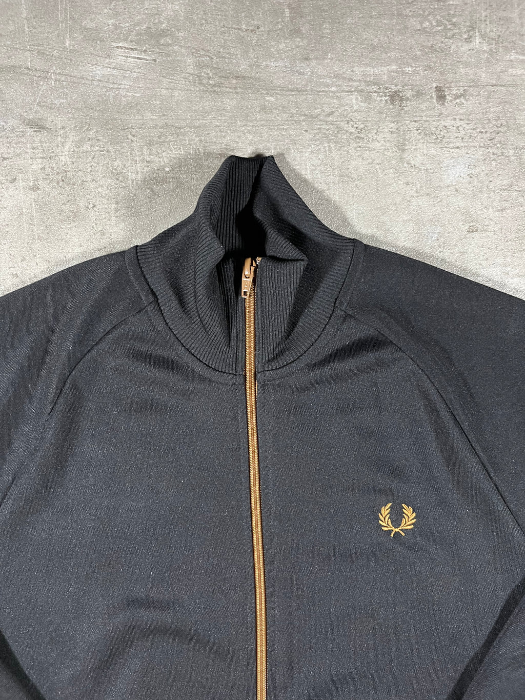 Fred Perry Trainingsjacke Schwarz/ Gold S