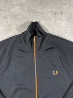 Fred Perry Trainingsjacke Schwarz/ Gold S