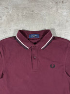 Fred Perry Poloshirt Bordeaux S