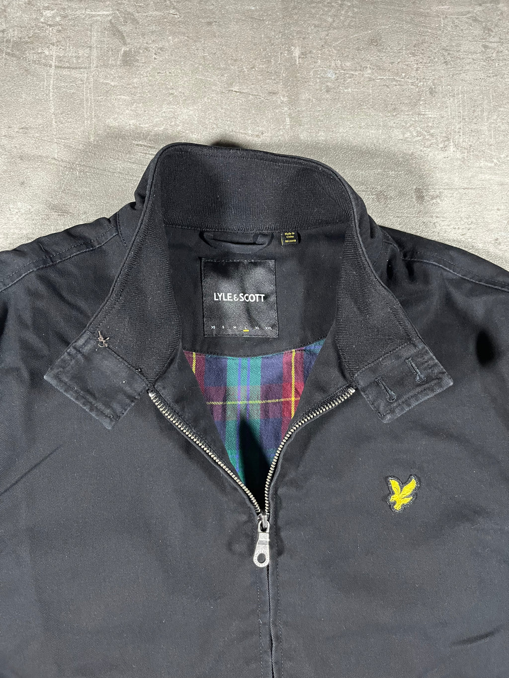 Lyle & Scott Harrington Jacke Schwarz L