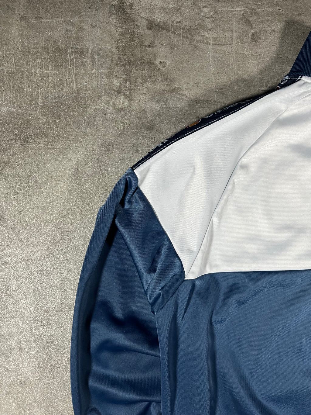 ellesse Half-Zip Blau/ Weiß L