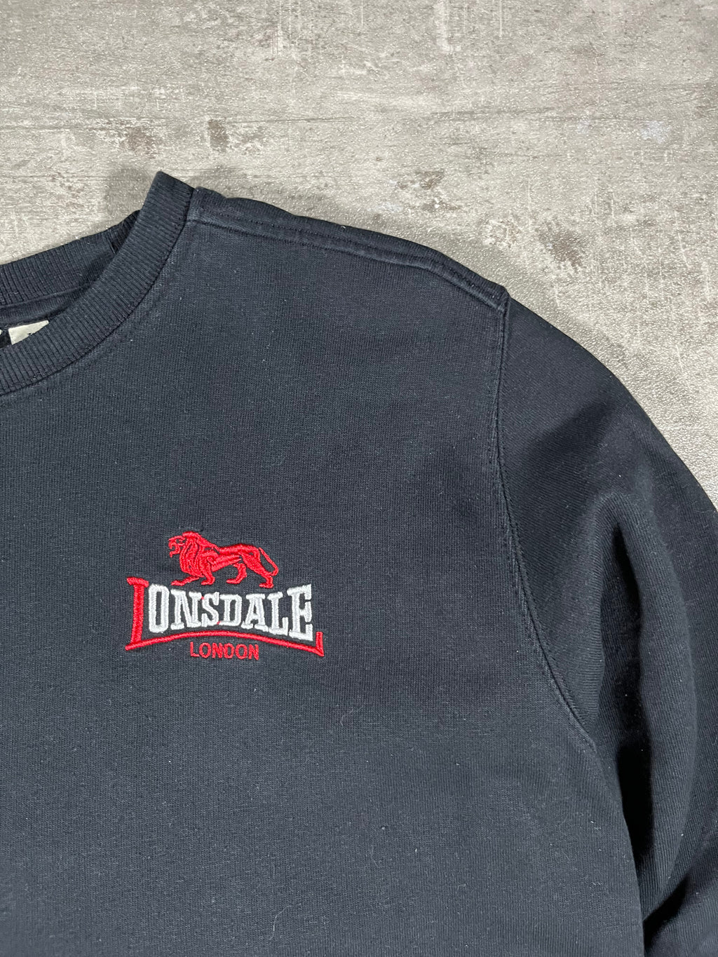 Lonsdale Sweater Schwarz L