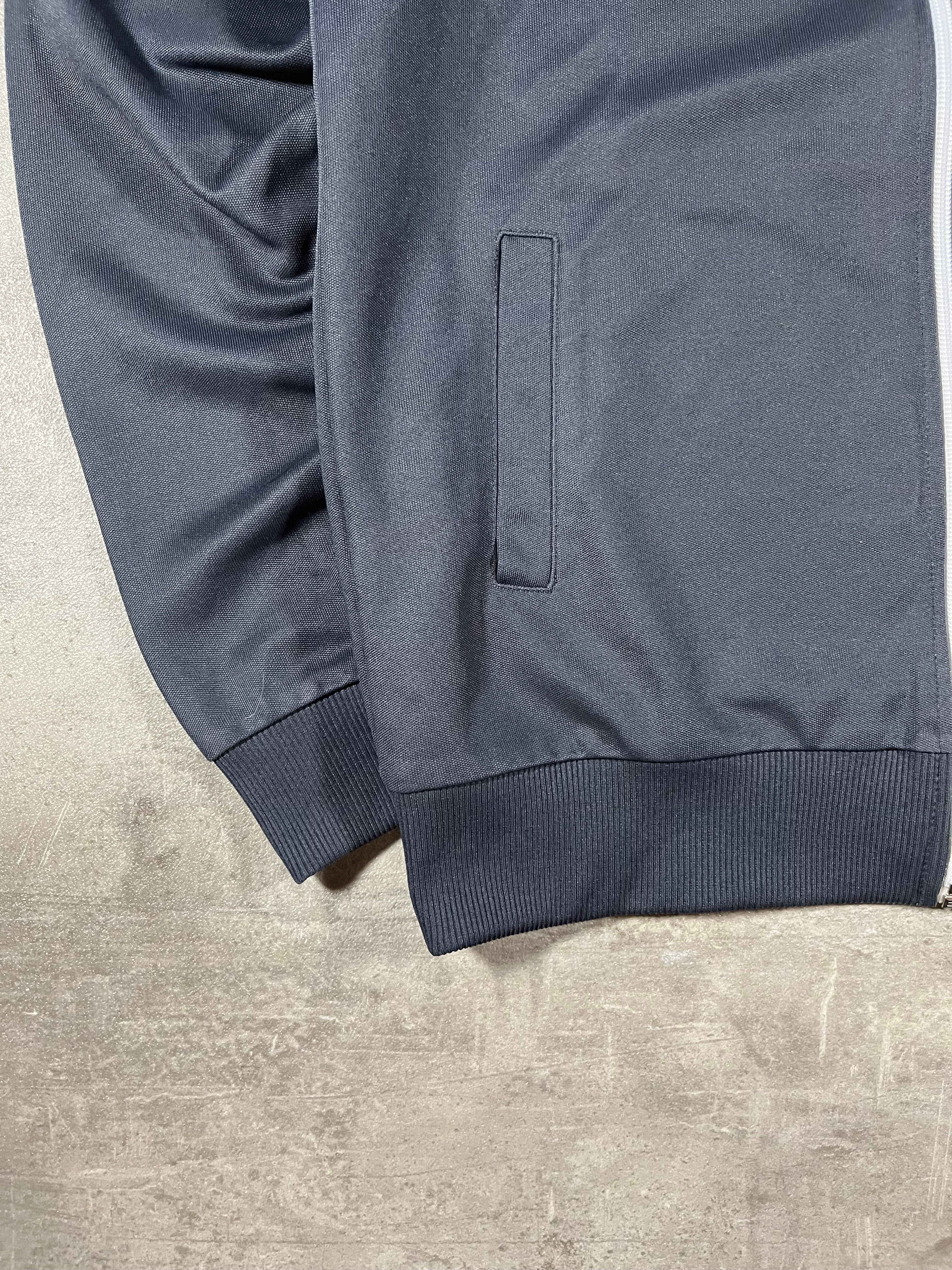 Fred Perry Vintage Trainingsjacke Grau/ Weiß S