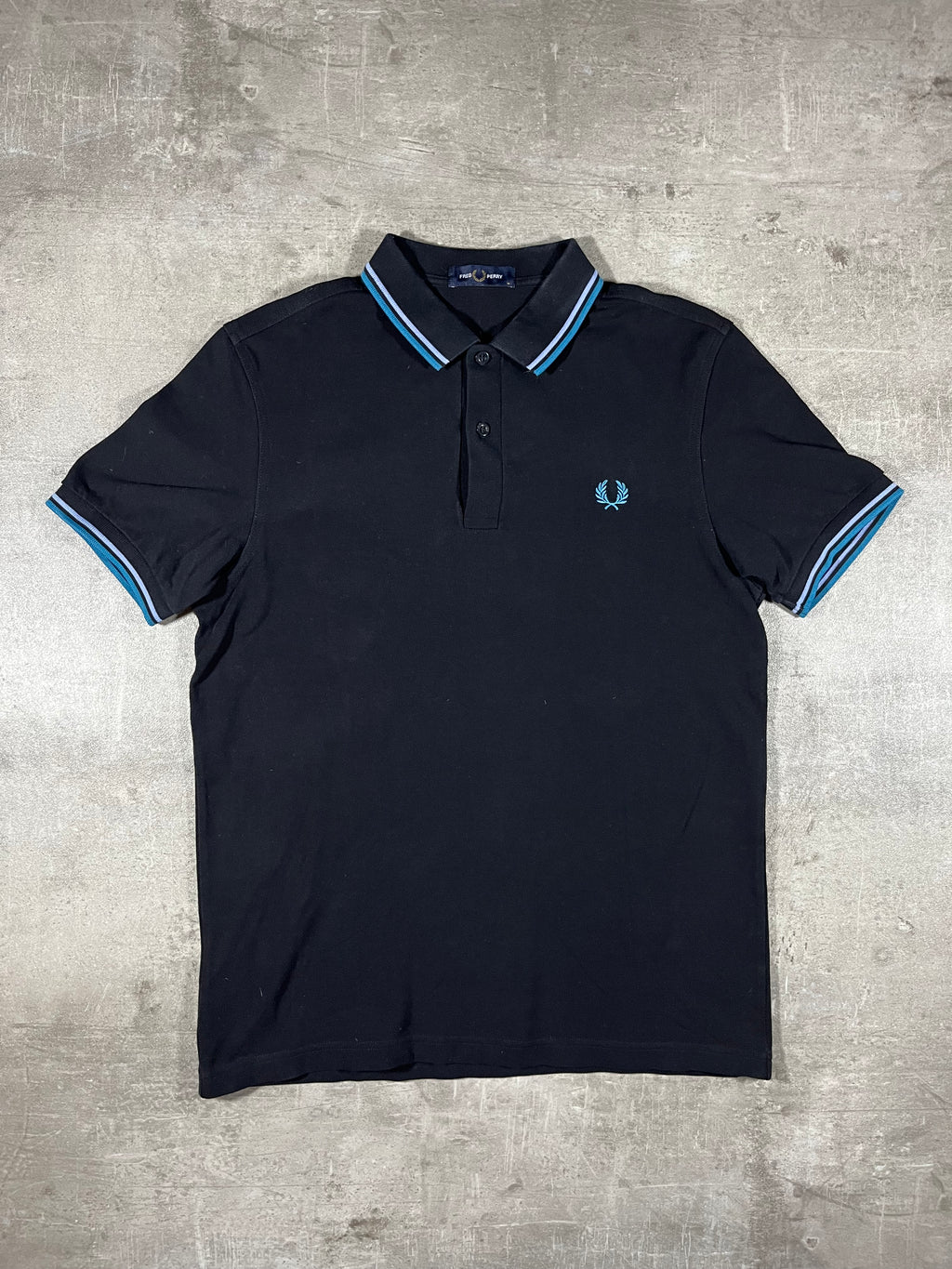 Fred Perry Poloshirt Schwarz M