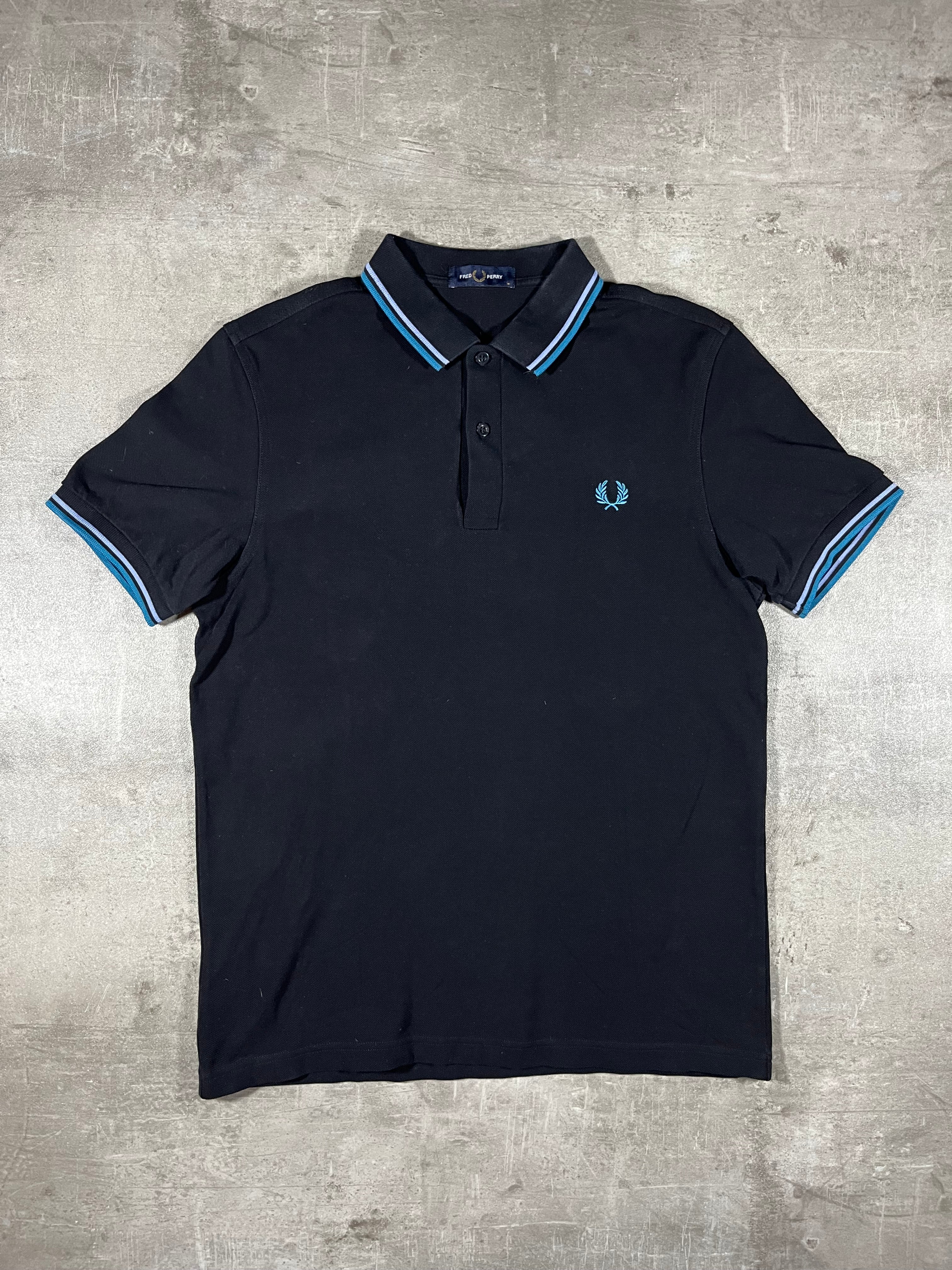 Fred Perry Poloshirt Schwarz M