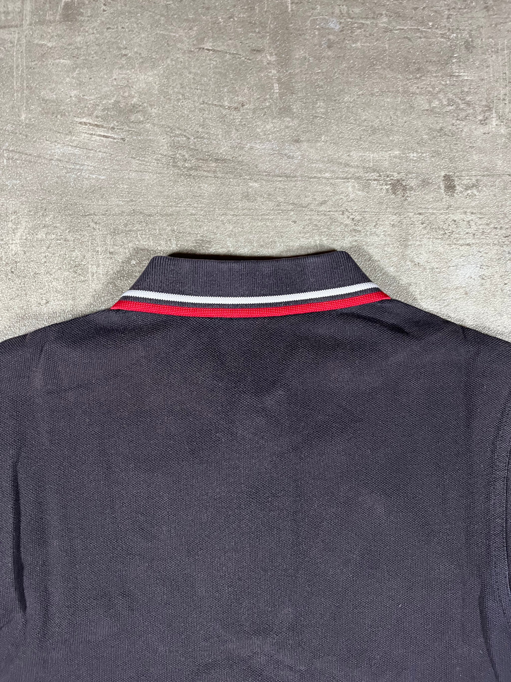 Fred Perry Poloshirt Schwarz/ Weiß/ Rot XS