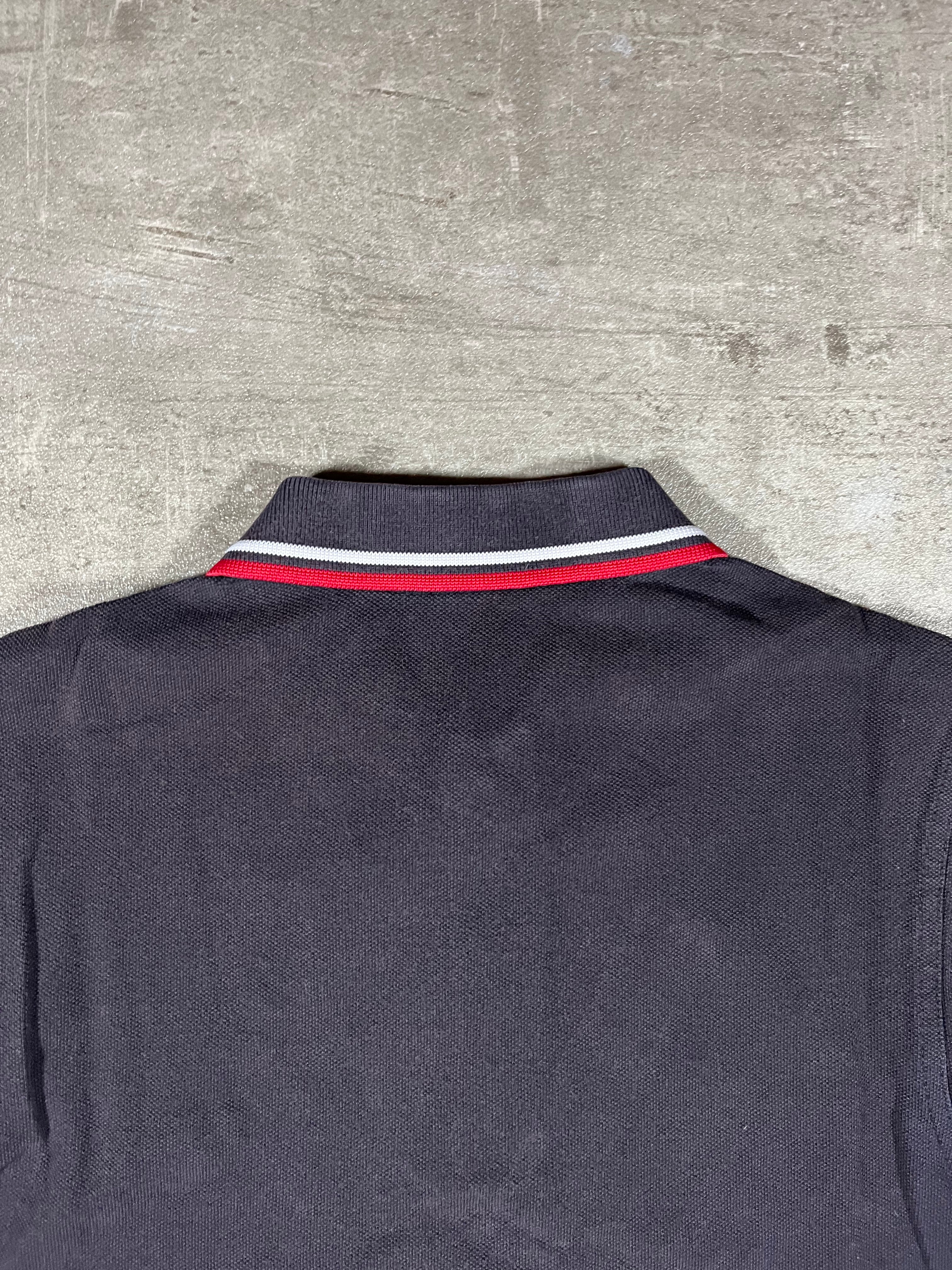 Fred Perry Poloshirt Schwarz/ Weiß/ Rot XS