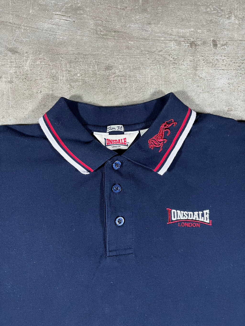 Lonsdale Poloshirt Dunkelblau L