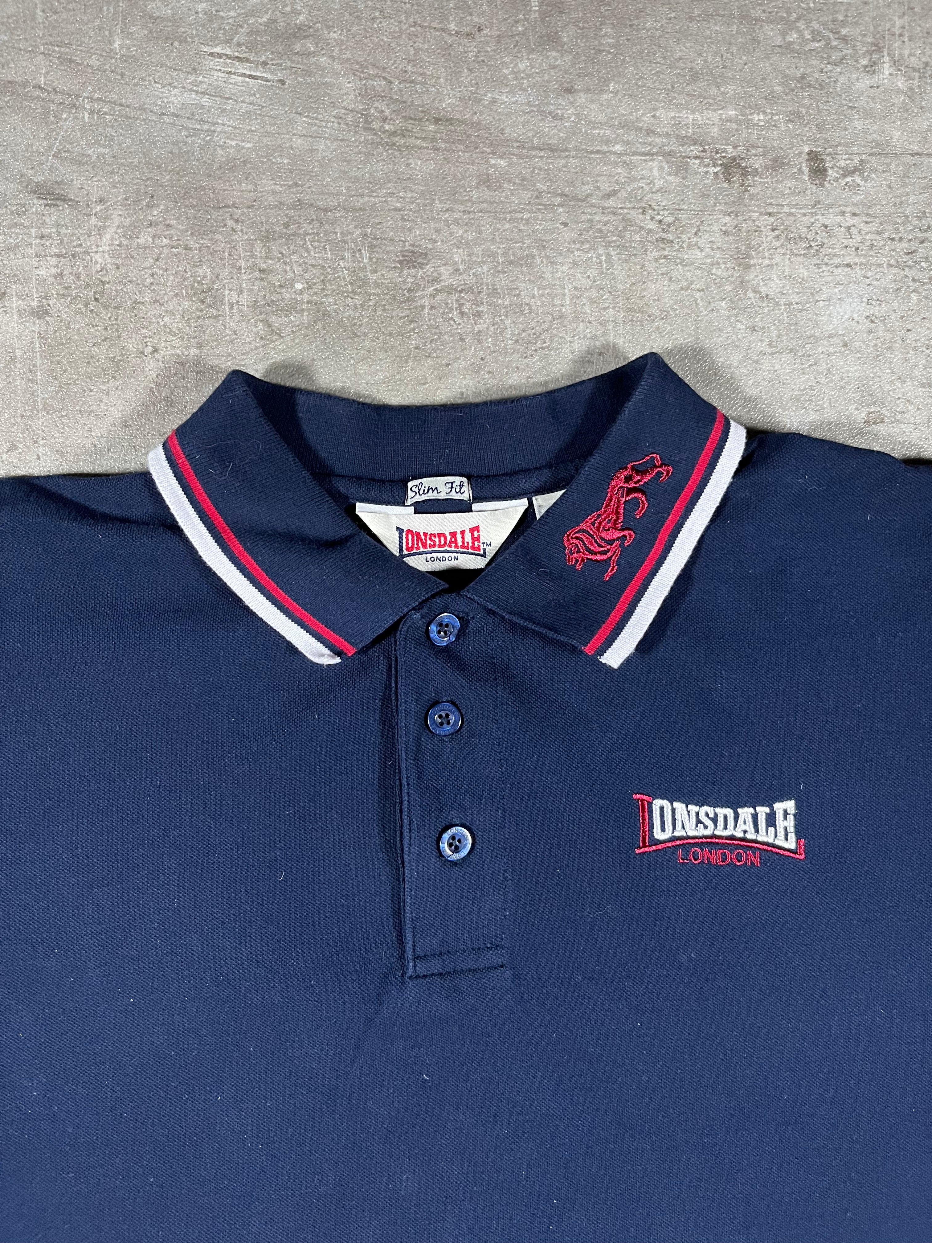 Lonsdale Poloshirt Dunkelblau L