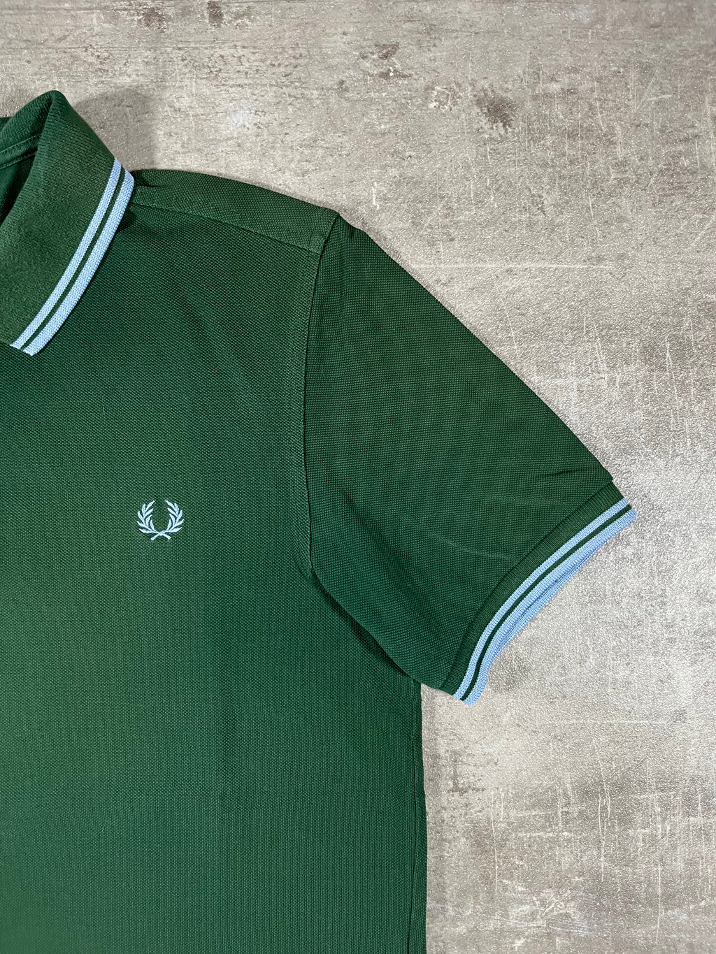 Fred Perry Poloshirt Grün/ Blau M