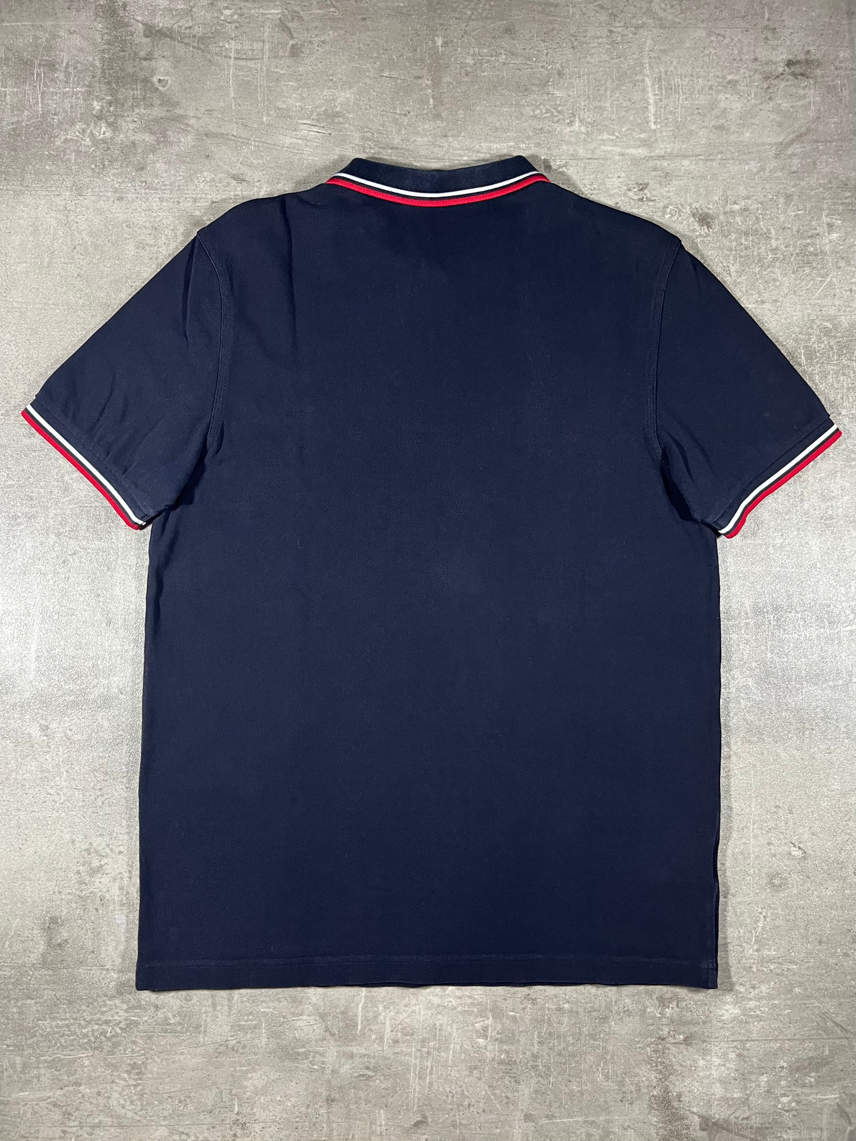 Fred Perry Poloshirt Schwarz/ Weiß/ Rot L