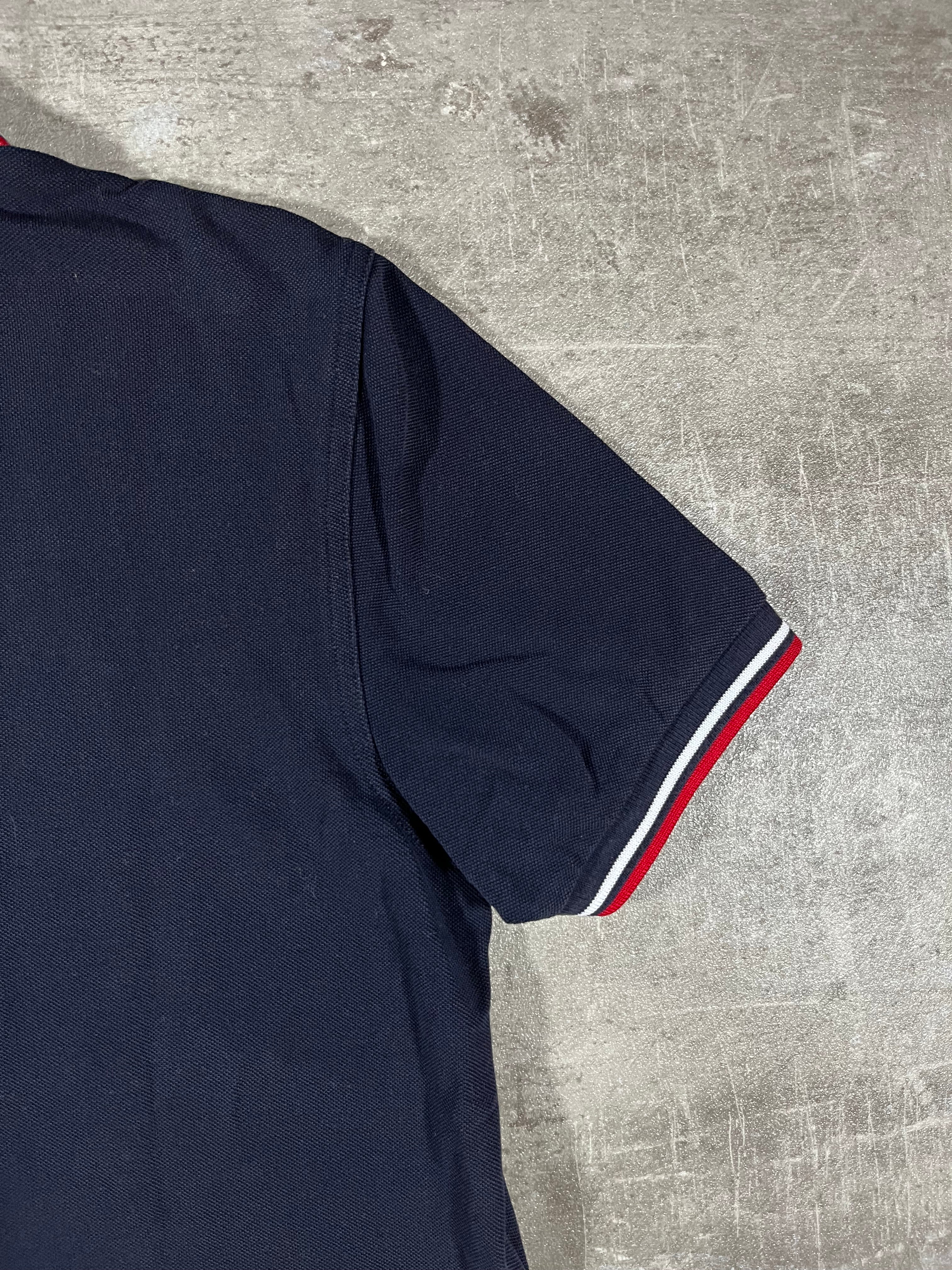Fred Perry Poloshirt Schwarz/ Weiß/ Rot M