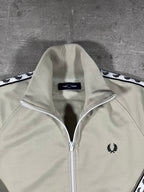 Fred Perry Trainingsjacke Taped Graugrün M