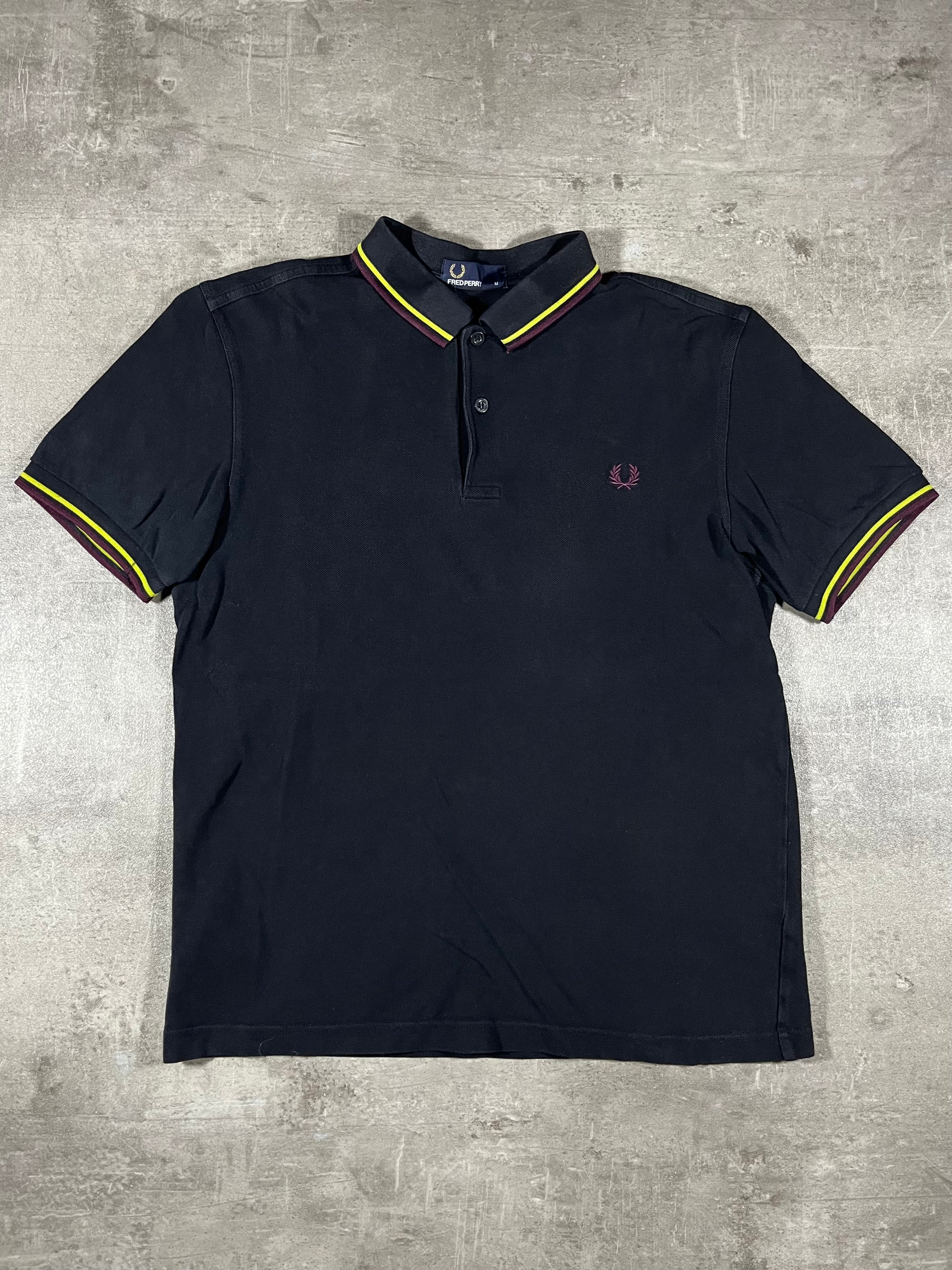 Fred Perry Poloshirt Schwarz M