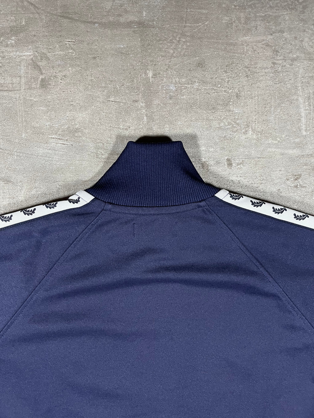 Fred Perry Vintage Trainingsjacke Taped Dunkelblau L