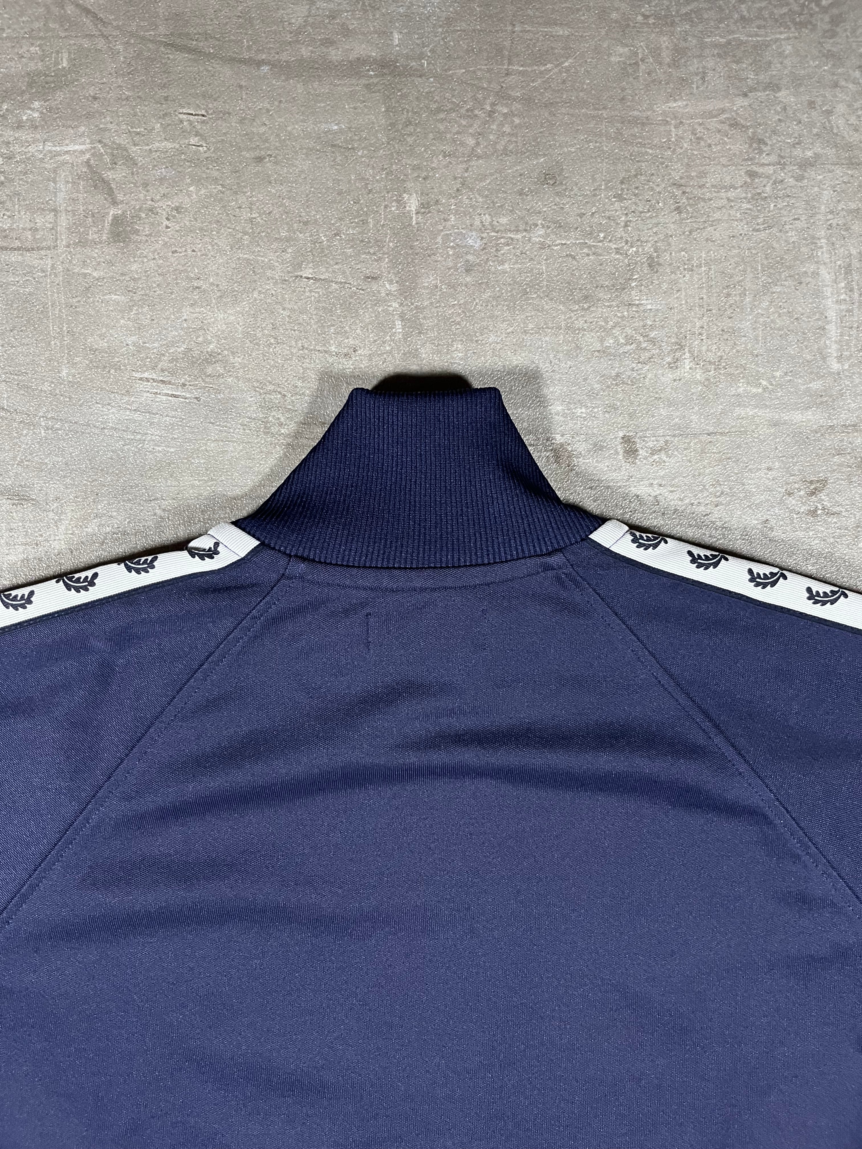Fred Perry Vintage Trainingsjacke Taped Dunkelblau L