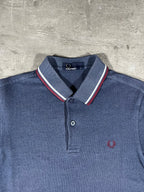 Fred Perry Poloshirt Blau/ Weiß/ Rot S