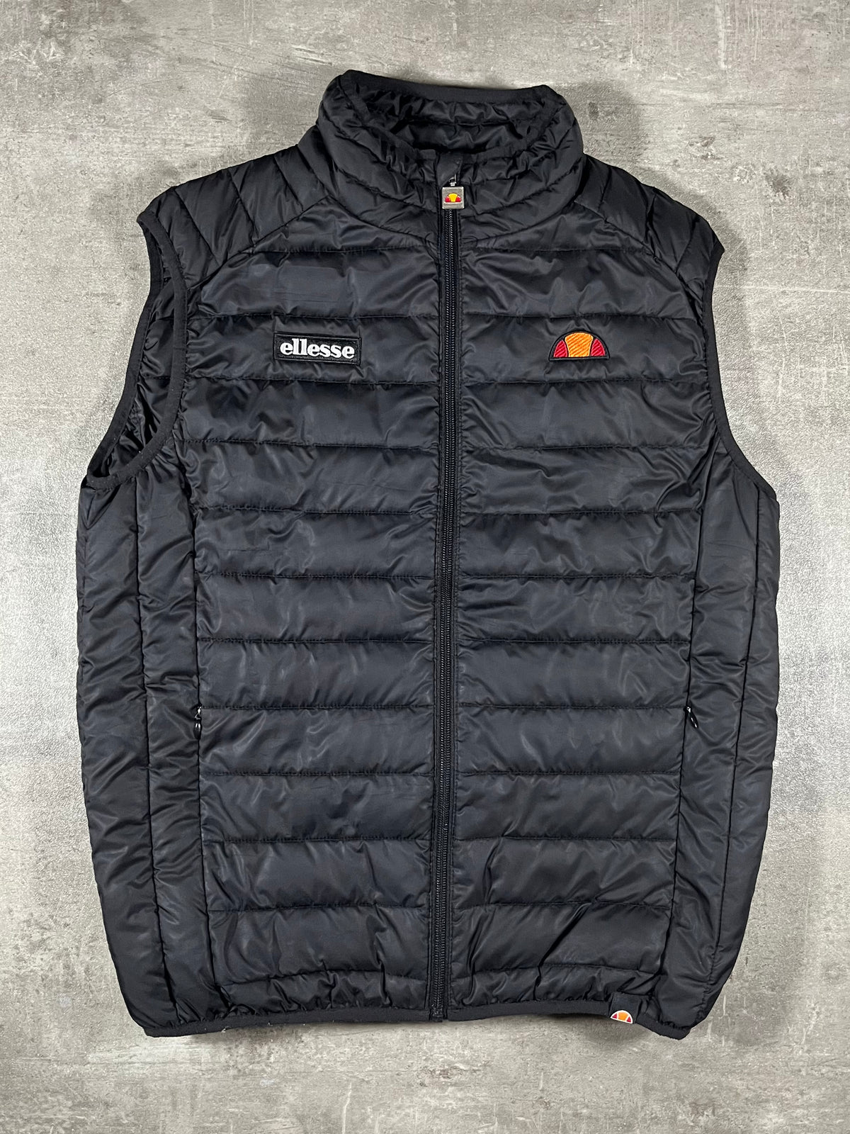 ellesse Daunenweste Schwarz S