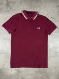 Fred Perry Poloshirt Bordeaux S