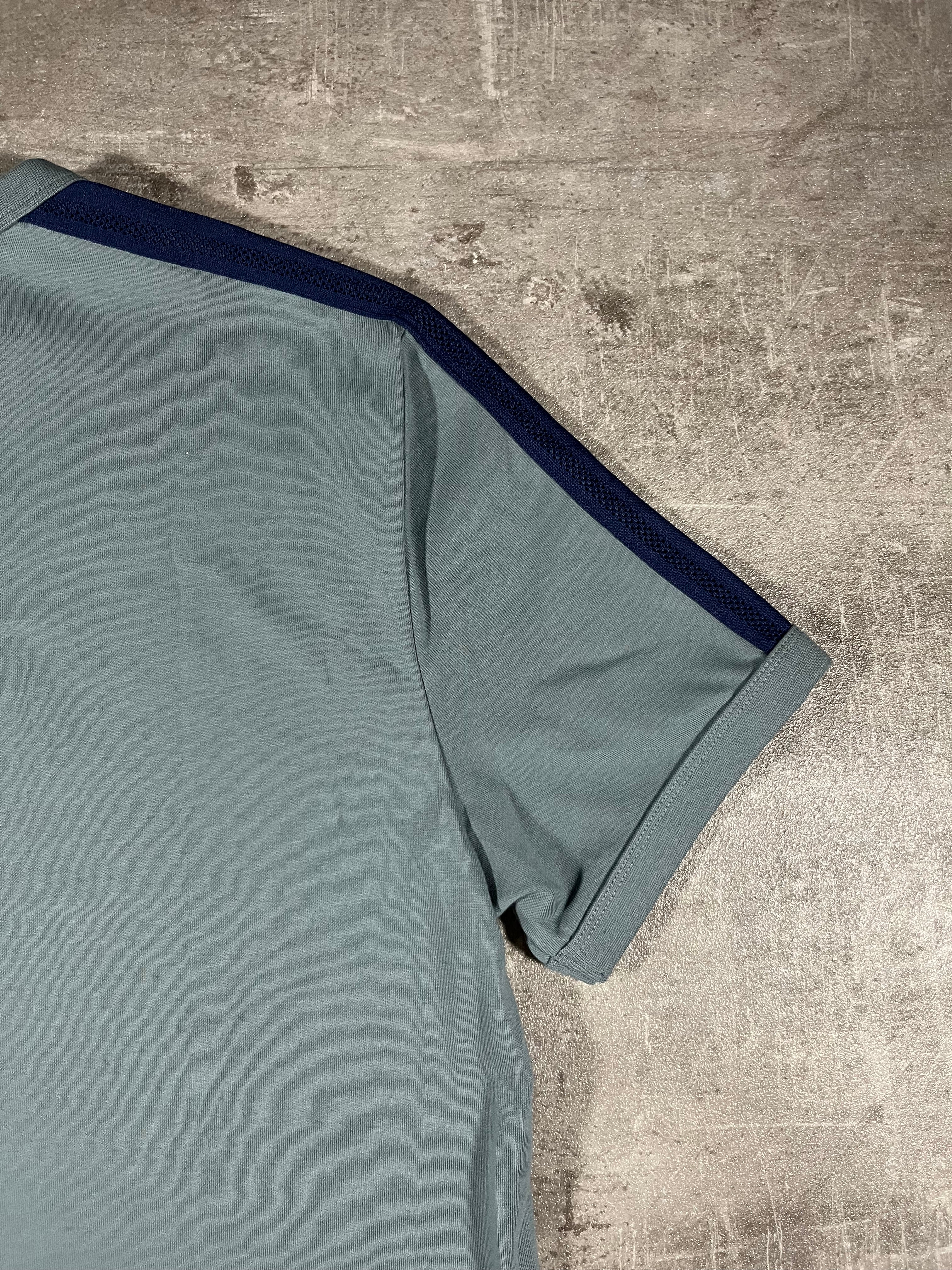 Fred Perry T-shirt Taped Mintgrau M