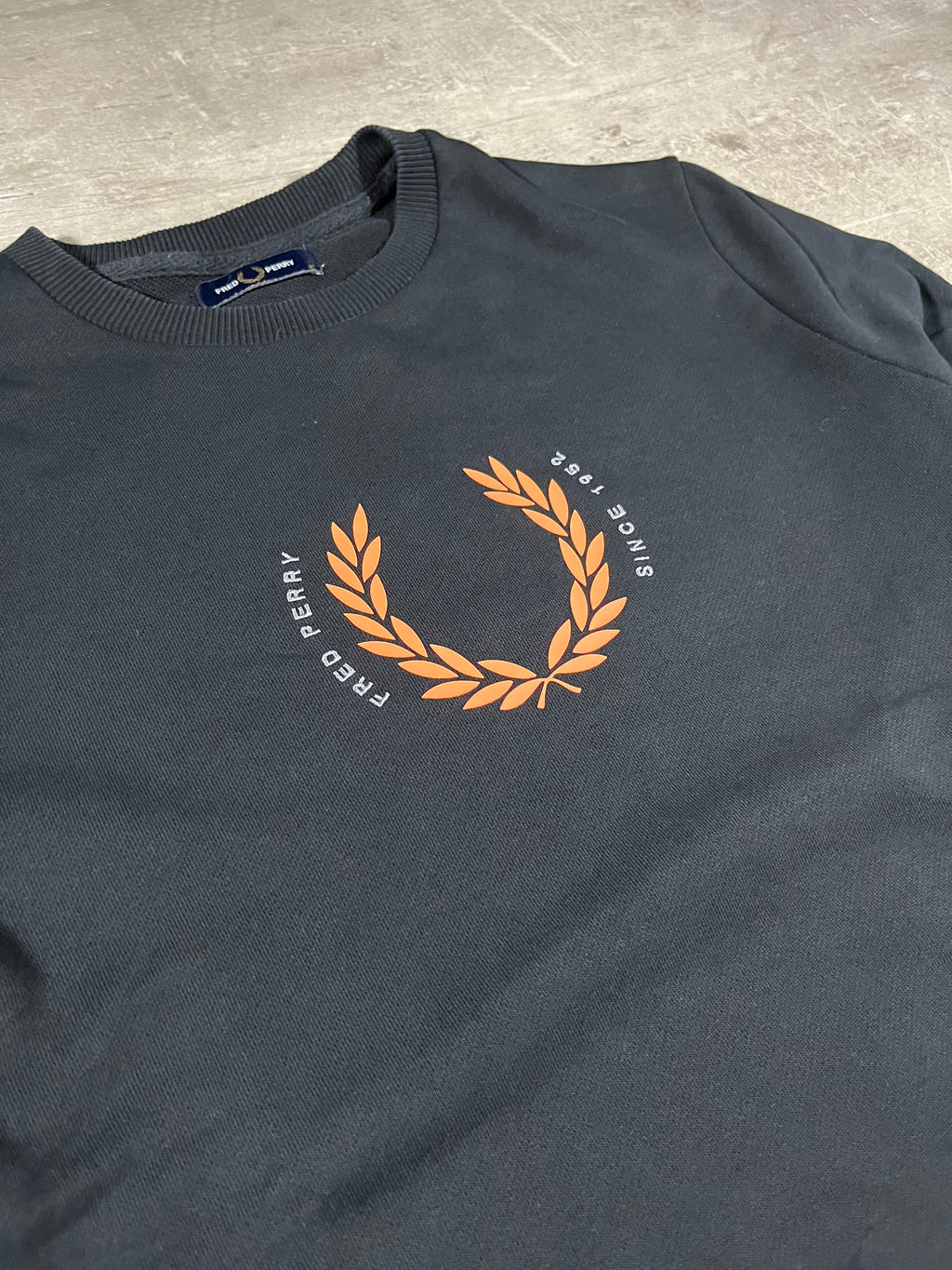 Fred Perry Sweater Schwarz M
