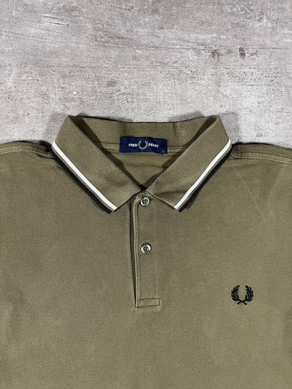 Fred Perry Poloshirt Khaki L