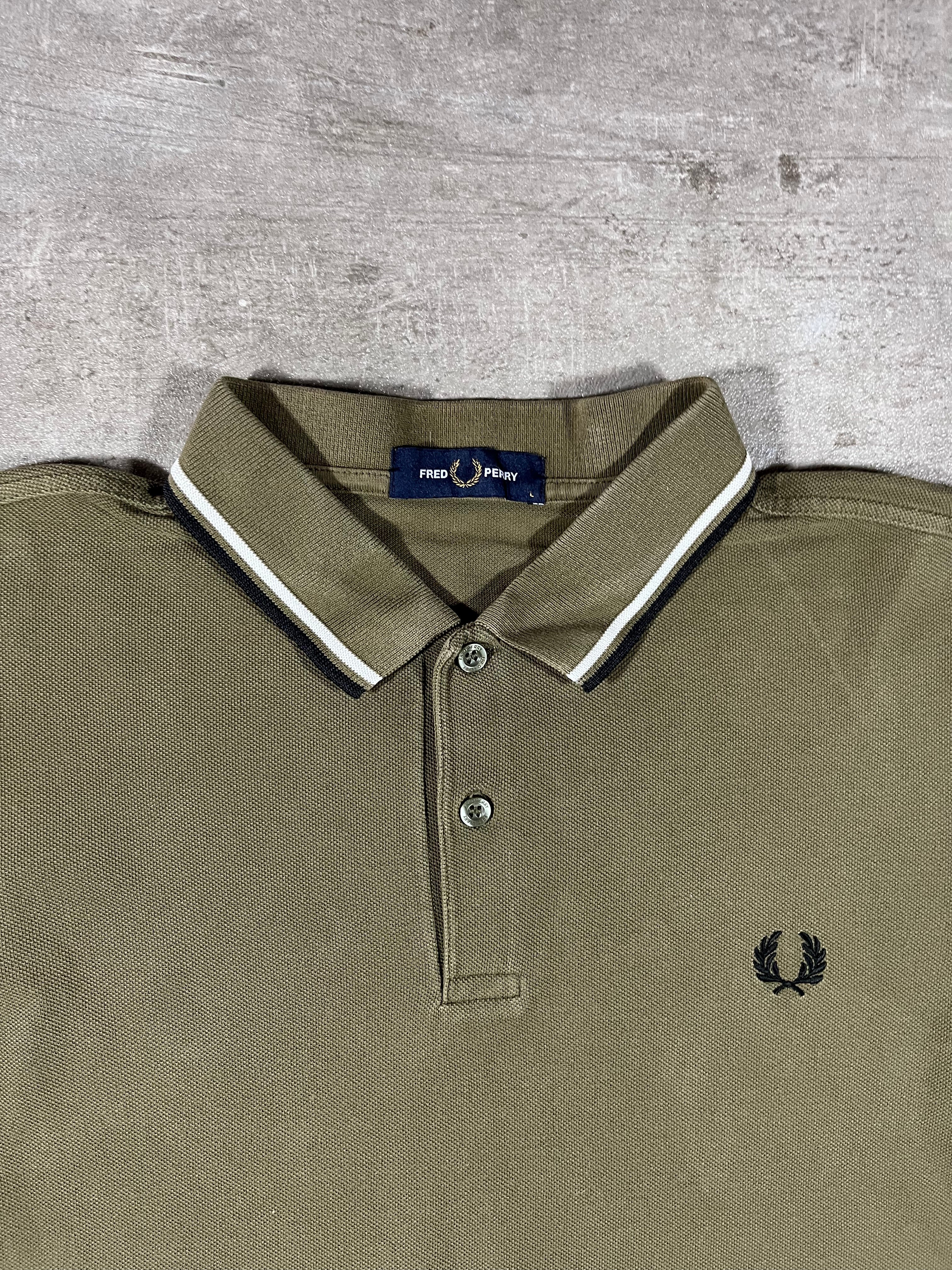 Fred Perry Poloshirt Khaki L