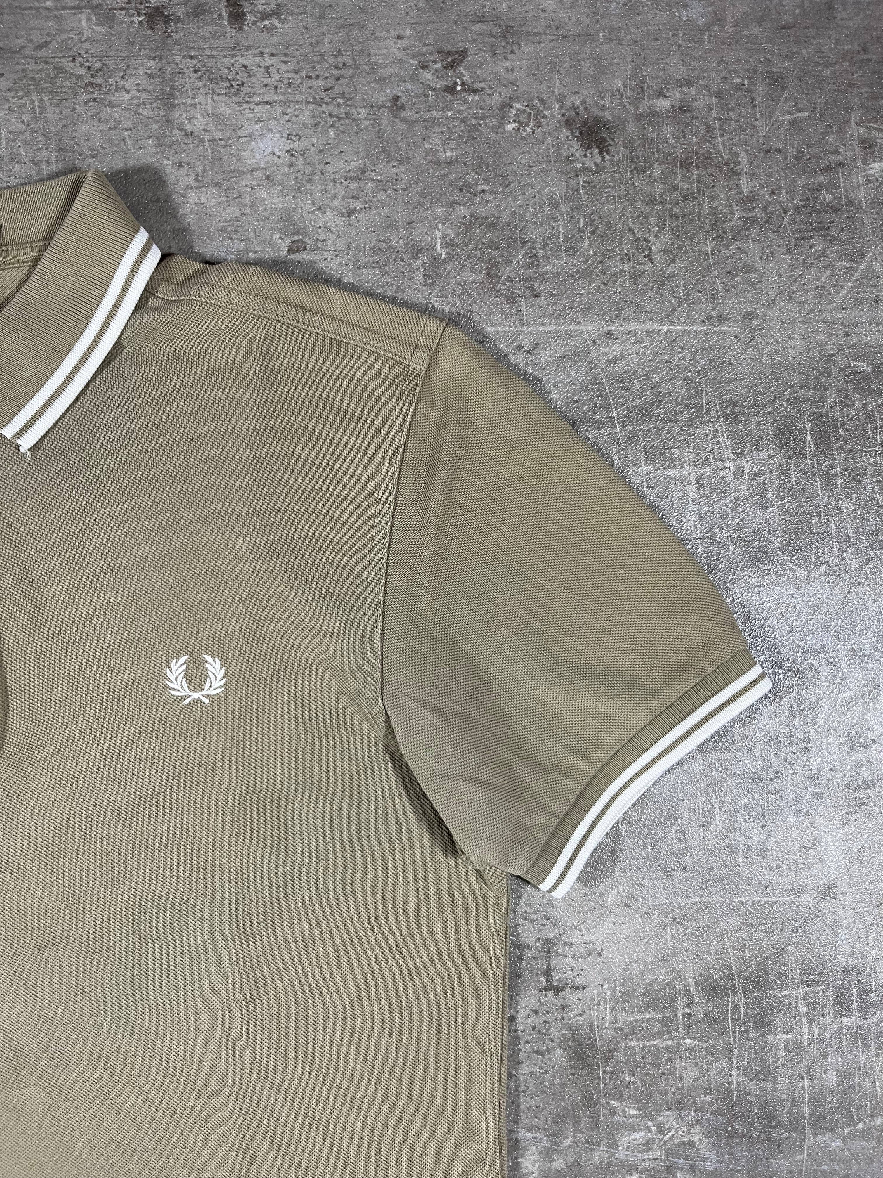 Fred Perry Poloshirt Beige S