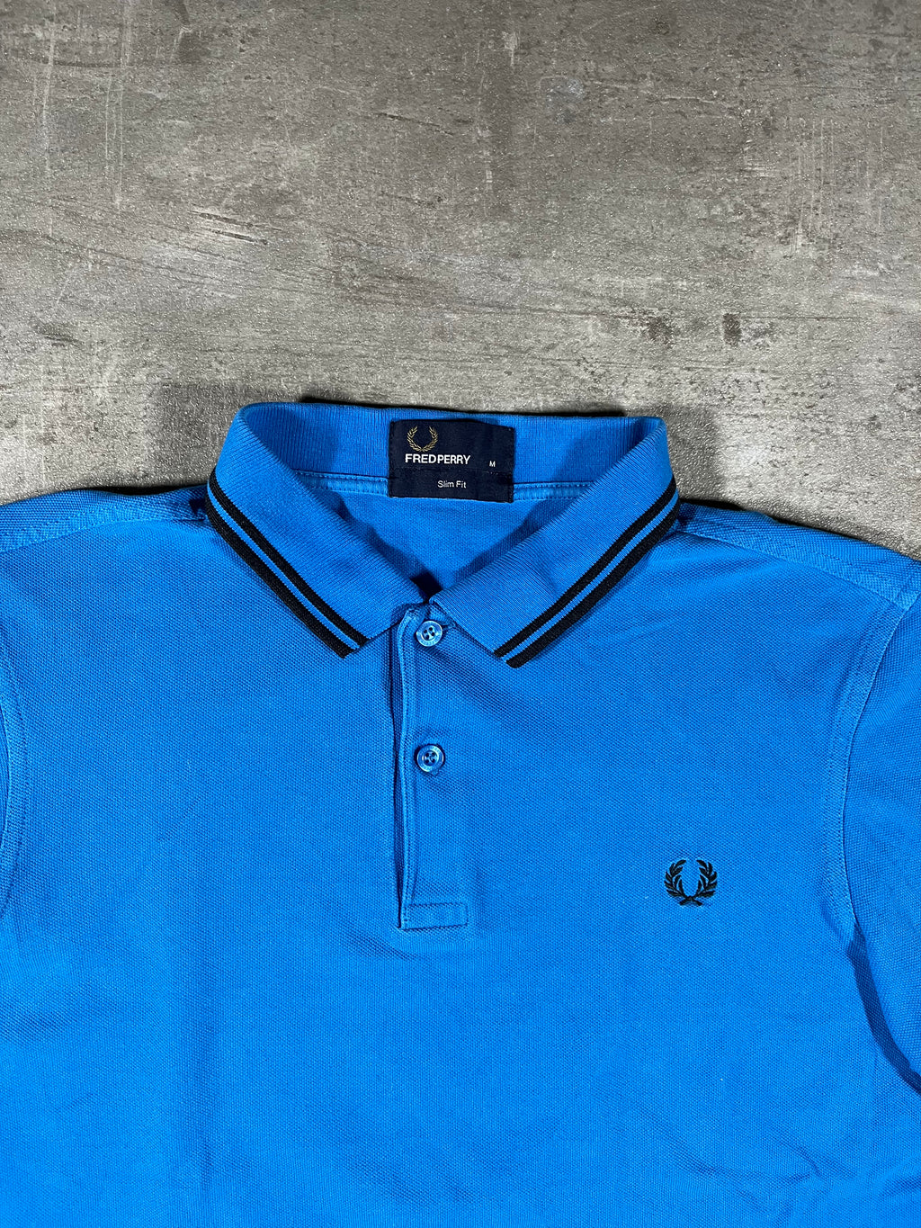 Fred Perry Poloshirt Blau M