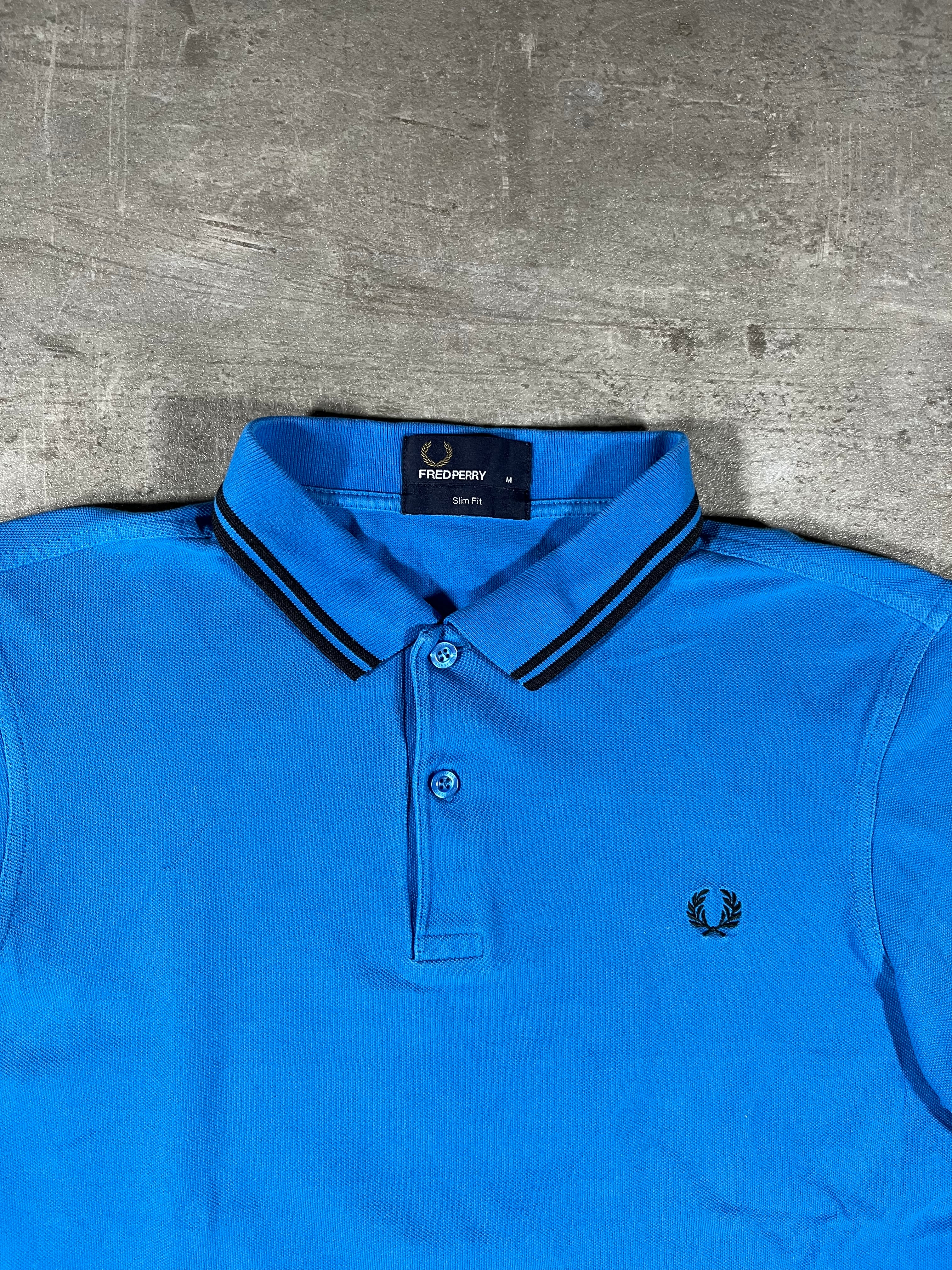 Fred Perry Poloshirt Blau M