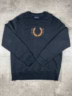 Fred Perry Sweater Schwarz XL
