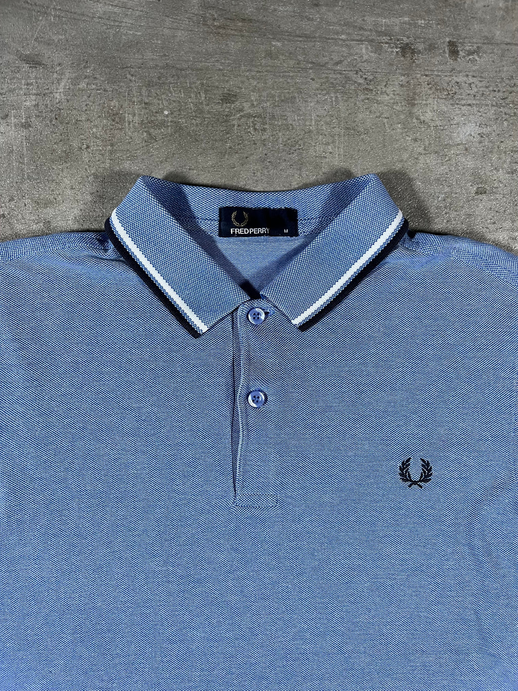 Fred Perry Poloshirt Hellblau M
